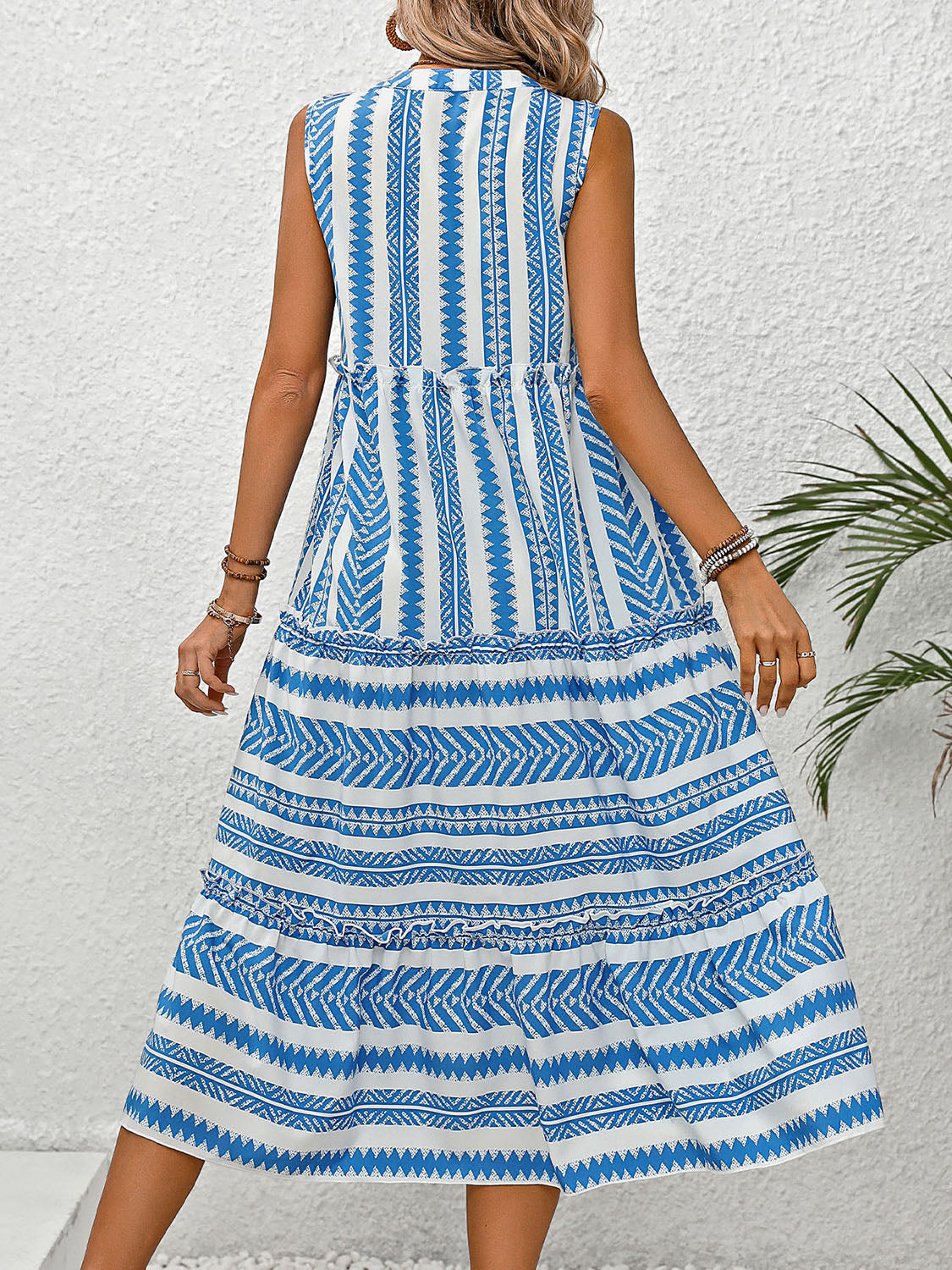 Blue Seas - Sleeveless Dress